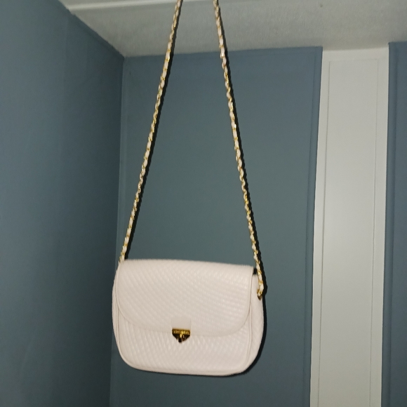 Giani Bernini Crossbody Purse Pink/ Gold - Picture 2 of 9